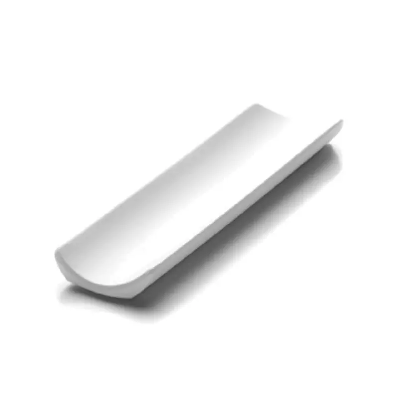 GET Enterprises JWTR07-W 6-3/4 Inch Rectangular Towel Plate Melamine Chip Resistant