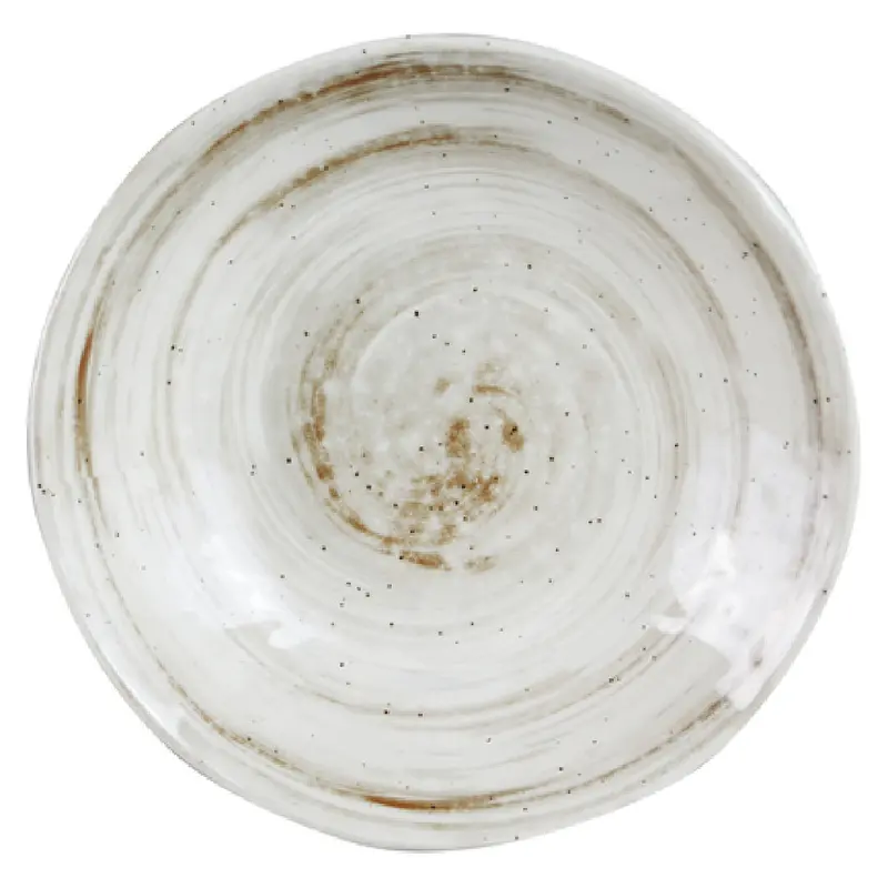 GET Enterprises D92R-TD 42 Oz. Round Bowl Break Chip Stain Scratch Resistant Melamine Beige