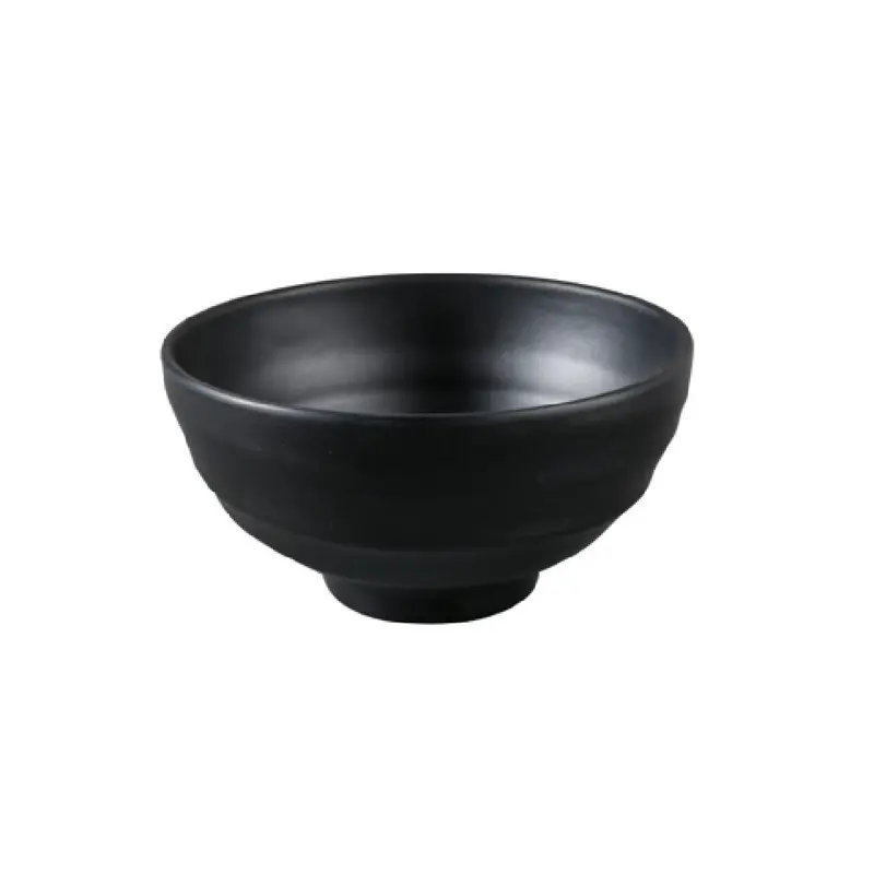 Yanco BP-4005 15 Oz Black Matte Bowl Dishwasher Safe Melamine 48 Packs