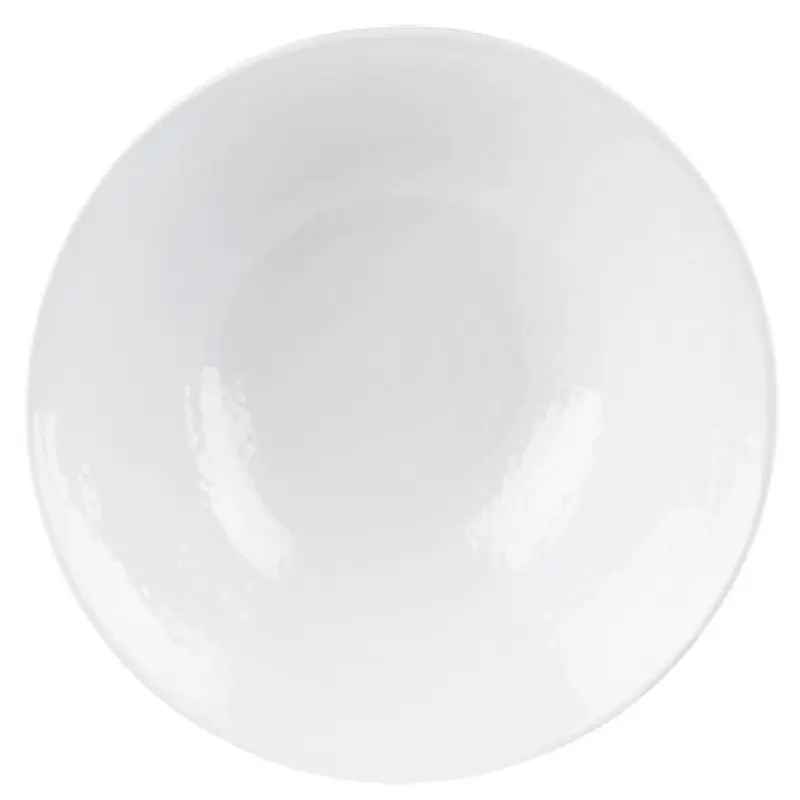 GET Enterprises D1010RR-W 55 Oz Round Bowl Melamine White Dishwasher Safe