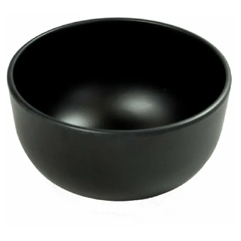 GET Enterprises JW443-B 24 Oz Round Bowl Melamine Matte Black Durable 6 Packs