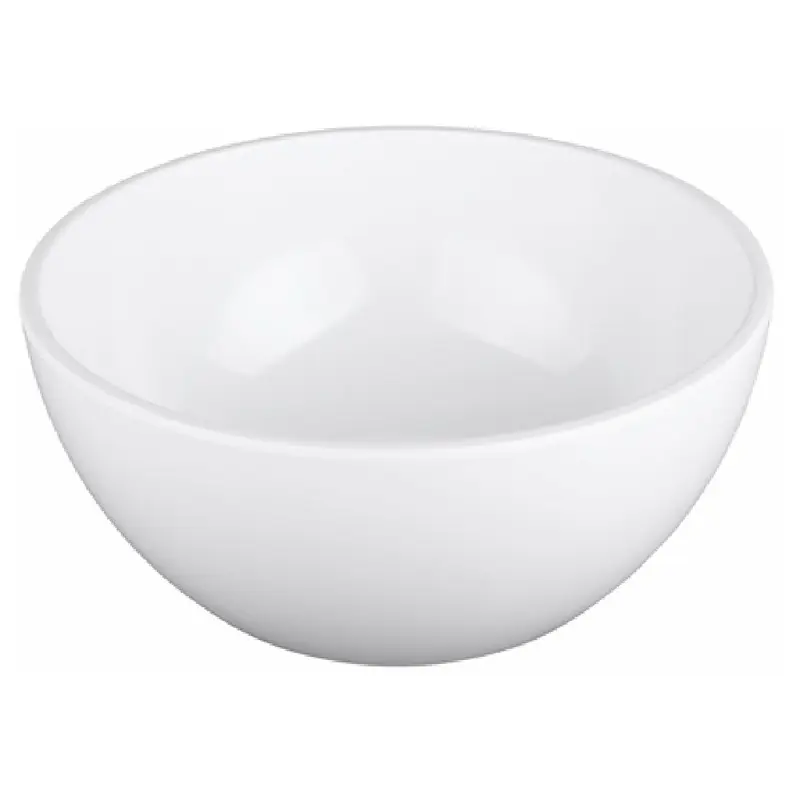 GET Enterprises M818R-W 1-3/4 Qt Bowl Melamine Round White Break Chip Stain Scratch Resistant