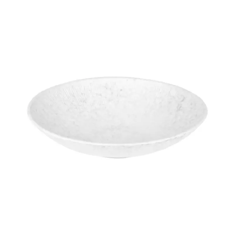 GET Enterprises B383120-GYM 86 Oz. Round Bowl Gray Marble Melamine