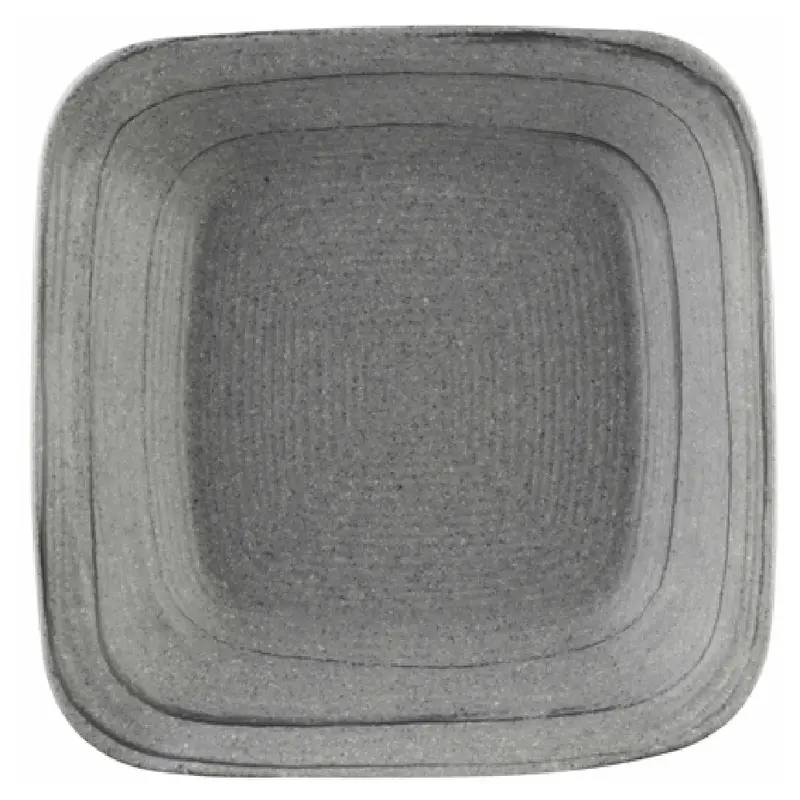 GET Enterprises D8BST-GSD 29 Oz Melamine Bowl Irregular Square Granite Gray