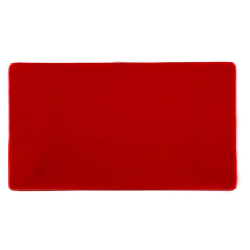 GET Enterprises JW952T-BR 9 Inch Plate Rectangular Two-Tone Melamine