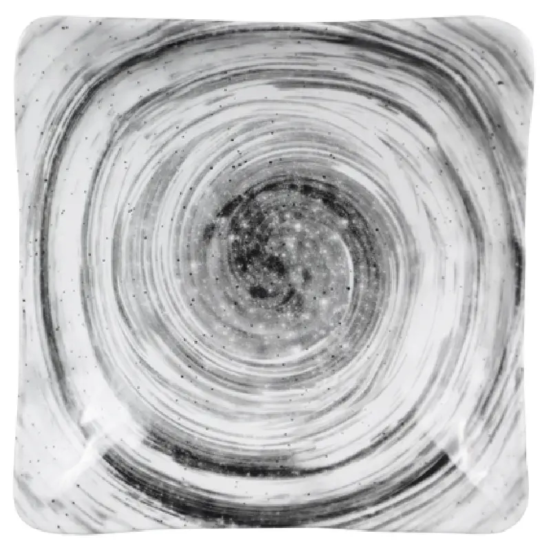 GET Enterprises D92SQ-BD 44 Oz Square Bowl Black Melamine Break Chip Resistant