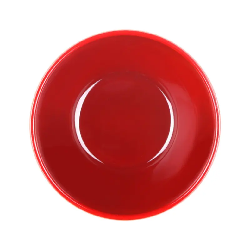 GET Enterprises DGB45R-RG 15 Oz Bowl with Red Glaze Melamine for Commercial Use
