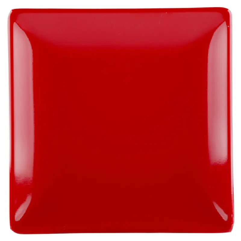 GET Enterprises JW552T-BR 5 Inch Square Plate Two-tone Melamine