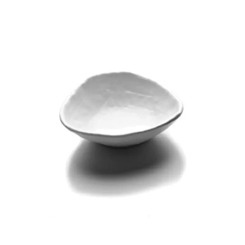 GET Enterprises JWT65-W 7 Oz Round Bowl Break Resistant White Melamine