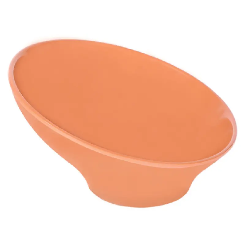 GET Enterprises M9-STC 28 Oz Melamine Bowl Round Angled Sunburn Terra Cotta