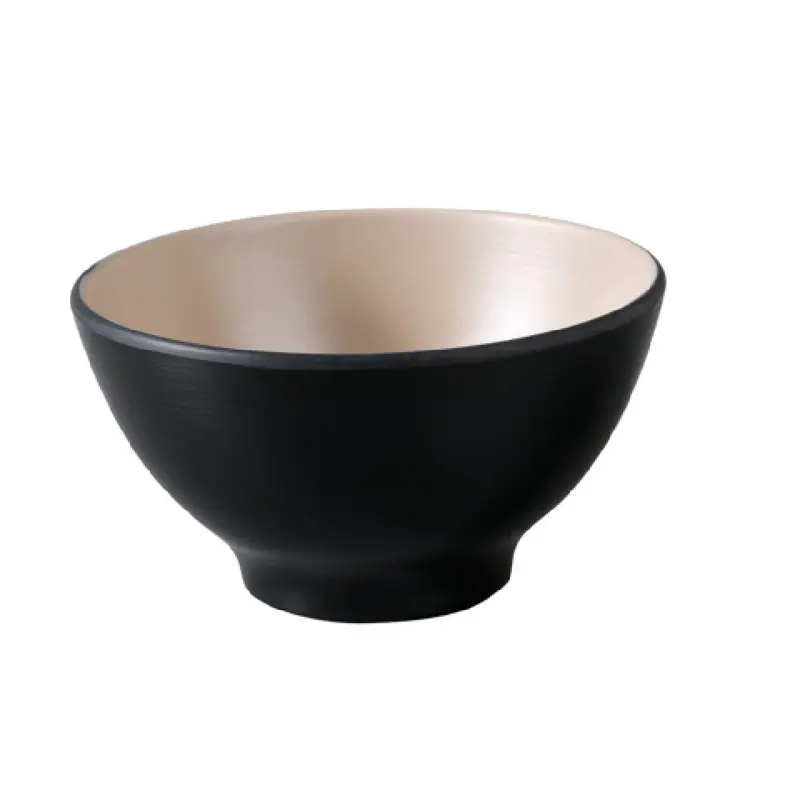 Yanco BM-404CL 10 Oz Birmingham Rice Soup Bowl Two Tone Melamine 48 Packs