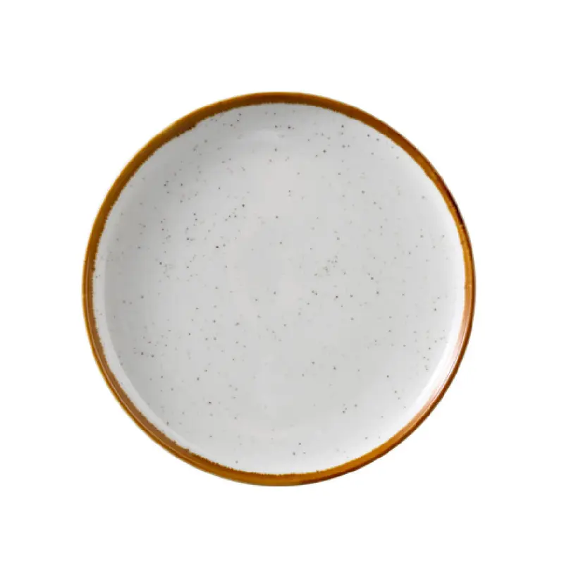 Yanco GL-107 7 7/8 Inch Round Plate Dishwasher Safe White China