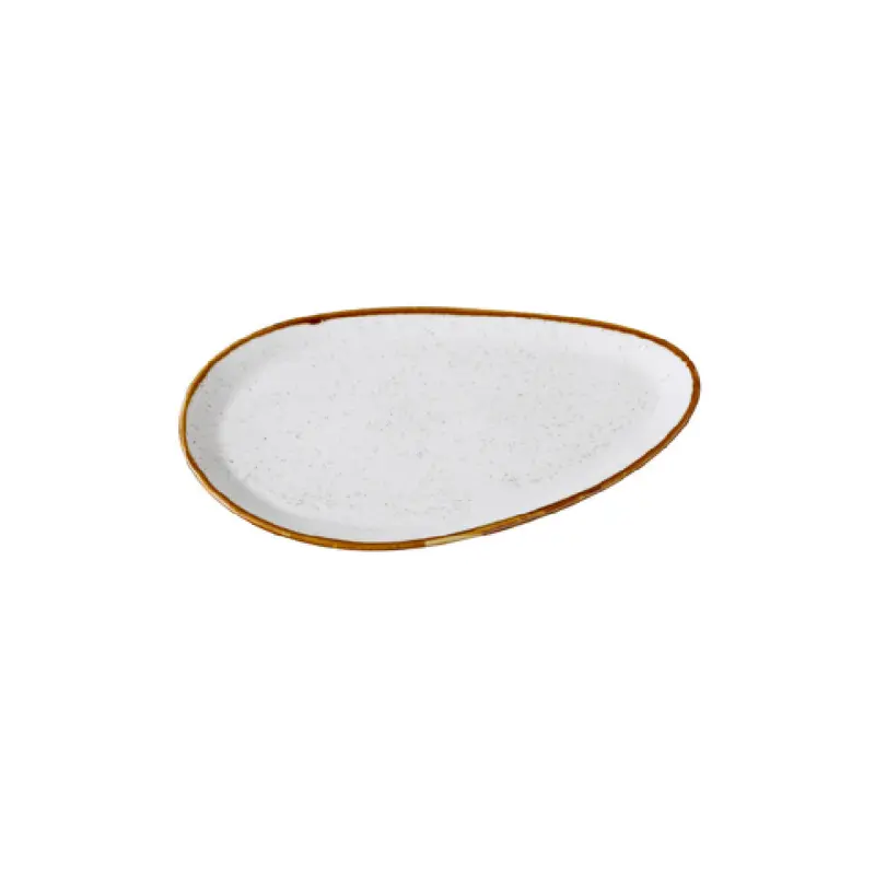 Yanco GL-210 10 Inch Oval Plate China Dishwasher and Microwave Safe 24 Packs