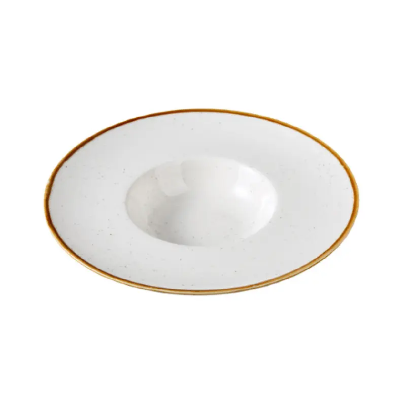Yanco GL-410 12 Oz Chinaware Plate Round White Dishwasher Safe 10 1/2 Inch