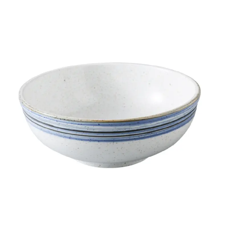 Yanco OC-609 60 Oz Ocean Menudo Bowl 9 1/2 Inch China with Dishwasher and Microwave Safe