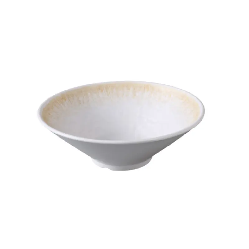Yanco OP-407 32 Oz Break-Resistant Bowl Round Melamine Two Tone Matte Finish Packs of 24