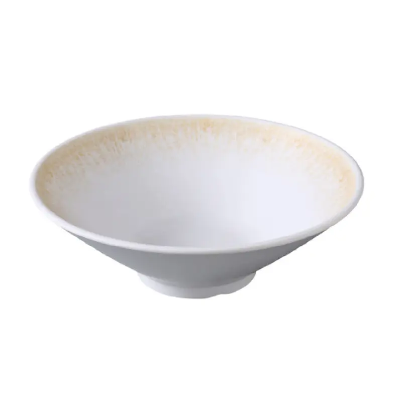 Yanco OP-410 50 Oz Two Tone Bowl Melamine Break-Resistant Dishwasher Safe 12 Packs