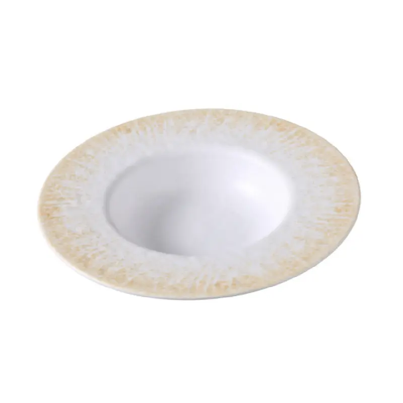 Yanco OP-509 10 Oz Bowl Break-Resistant Two Tone Matte Melamine 24 Packs