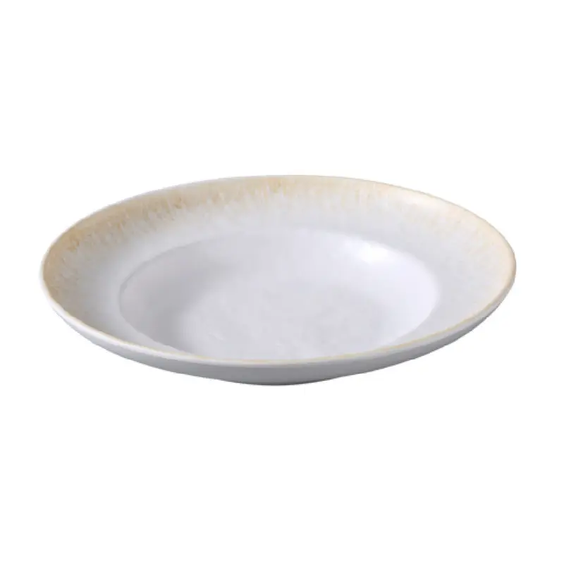 Yanco OP-611 11 Inch Two Tone Round Deep Bowl 22 Oz. Dishwasher Safe Melamine