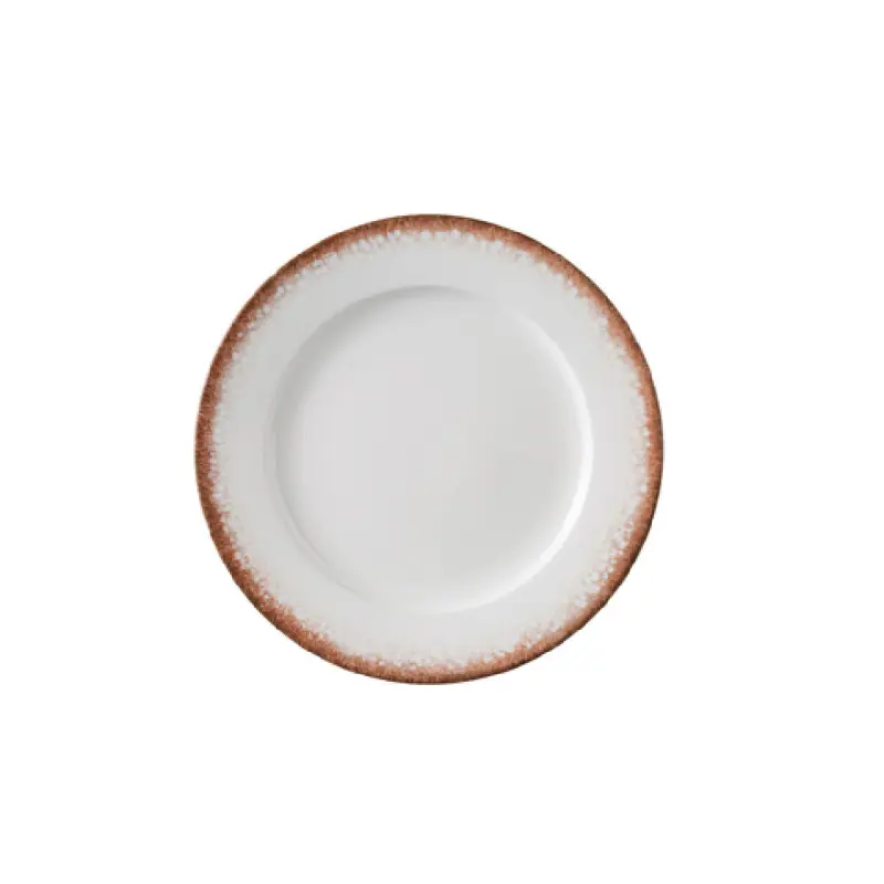 Yanco PR-107 7 1/4 Inch Round Bread Plate Dishwasher Safe Chinaware