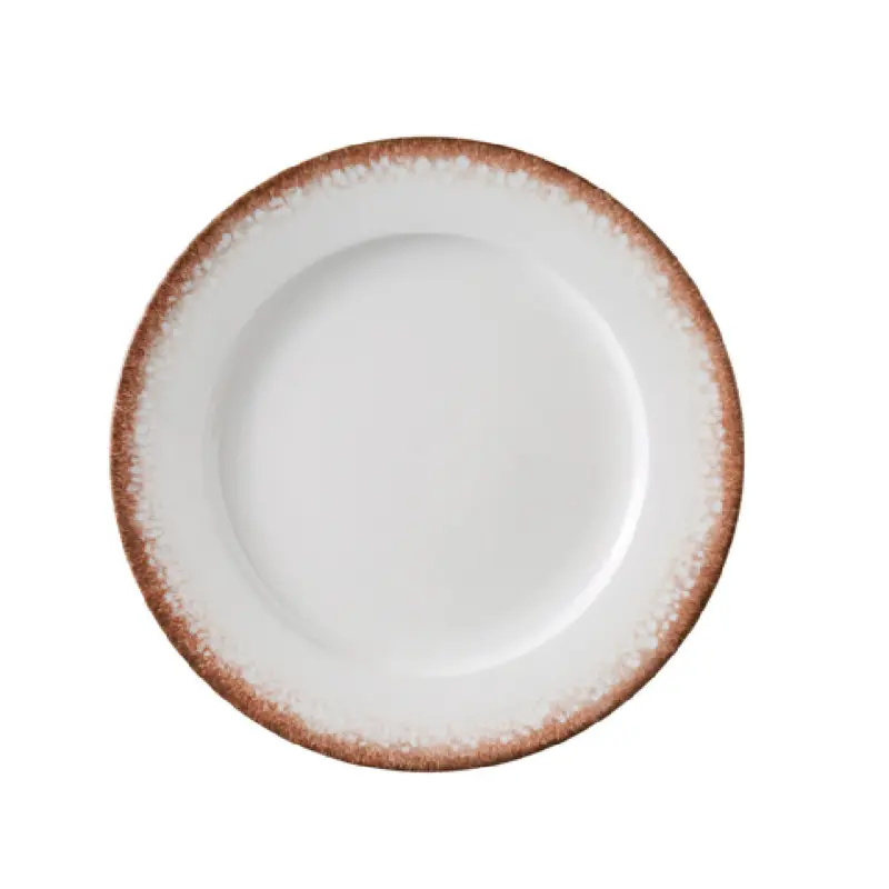 Yanco PR-111 11 1/4 Inch Diameter Dinner Plate Dishwasher Safe Chinaware Pack of 12