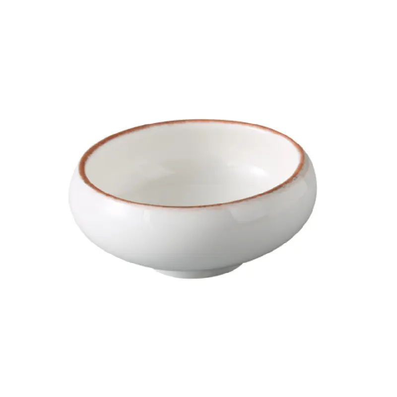 Yanco PR-503 3.5 Oz Bowls White and Brown China Case of 36