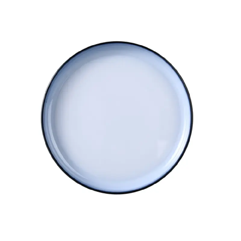 Yanco SN-110 10 1/4 Inch Diameter Deep Plate Two Tone Melamine 24 Packs