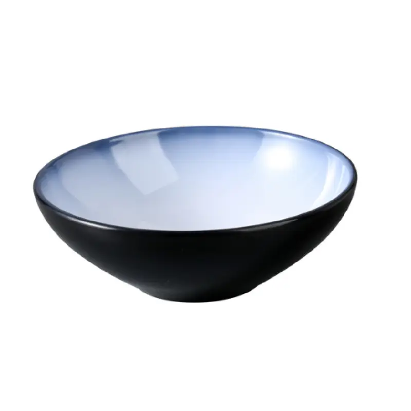 Yanco SN-305 9 Oz Soup Salad Bowl Break-Resistant Melamine Two Tone 48 Packs