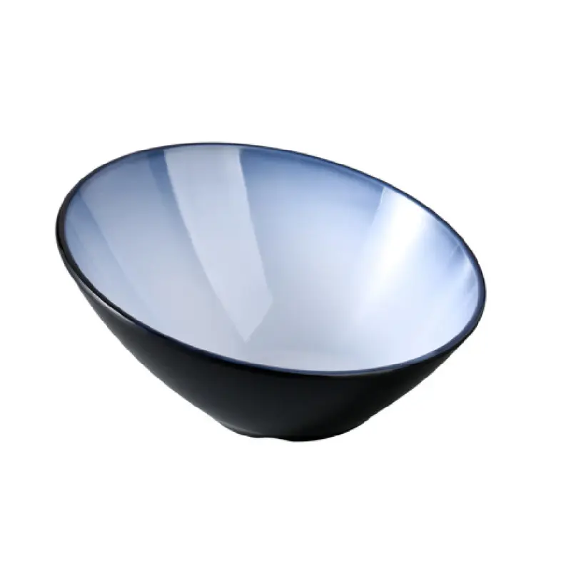 Yanco SN-408 26 Oz Round Bowl Break-Resistant Dishwasher Safe Melamine Two Tone