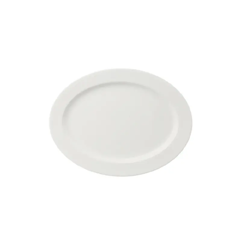 Yanco VS-210 10 Inch Diameter Dishwasher Safe Platter Magnesia White
