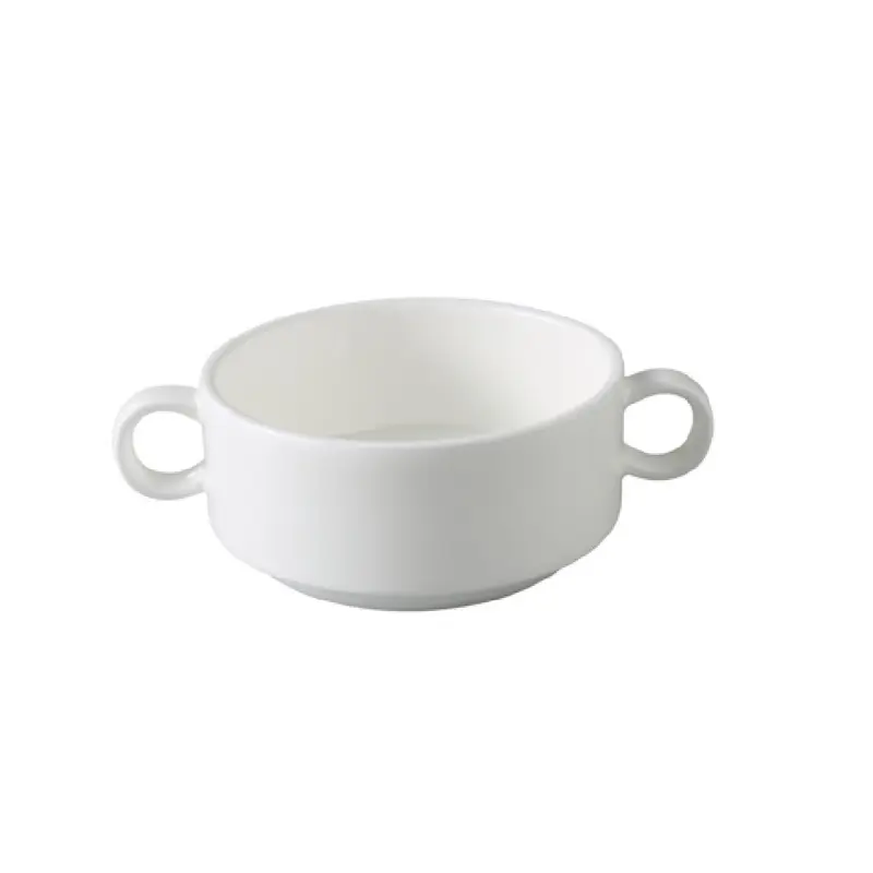 Yanco VS-404 8 Oz Bouillon Cup Dishwasher Safe White Magnesia 36 Packs