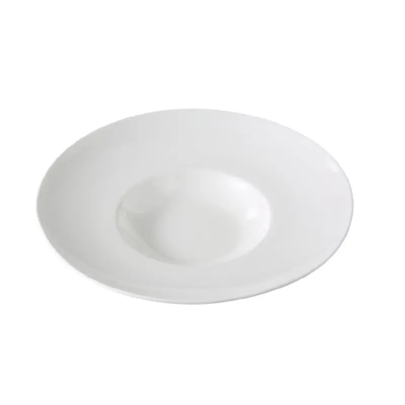 Yanco VS-612 12 1/4 Inch Round Dessert Plate 10 Oz China Dishwasher Safe