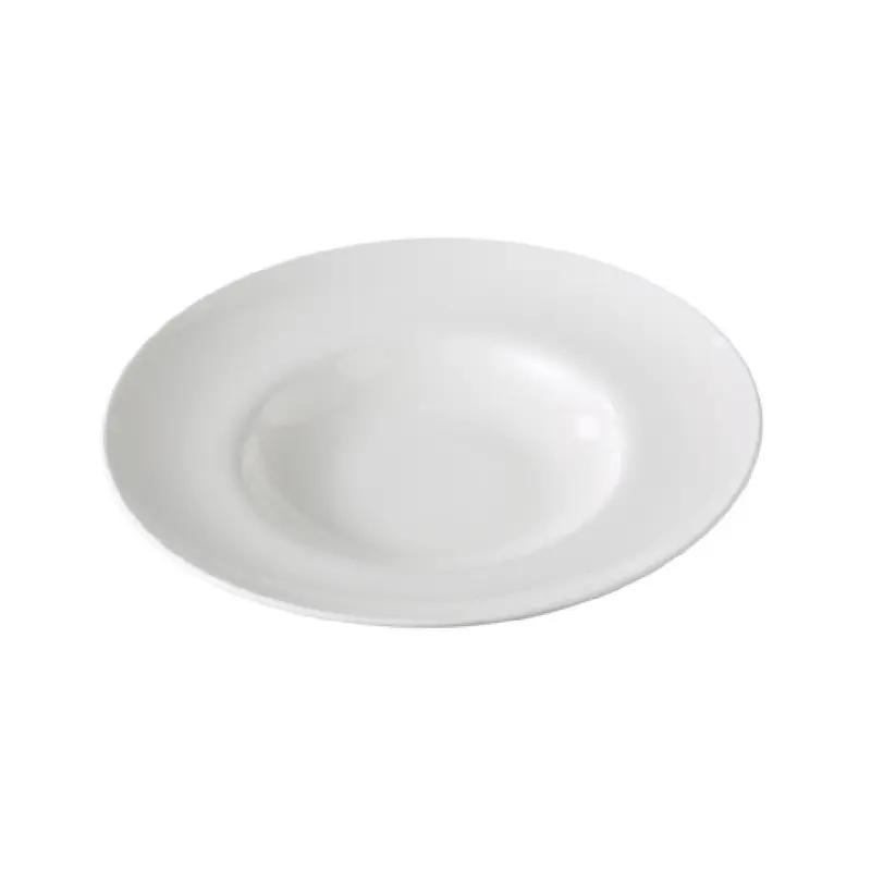 Yanco VS-810 10 Inch 15 Oz Round Bowl White China with Glazed Finish