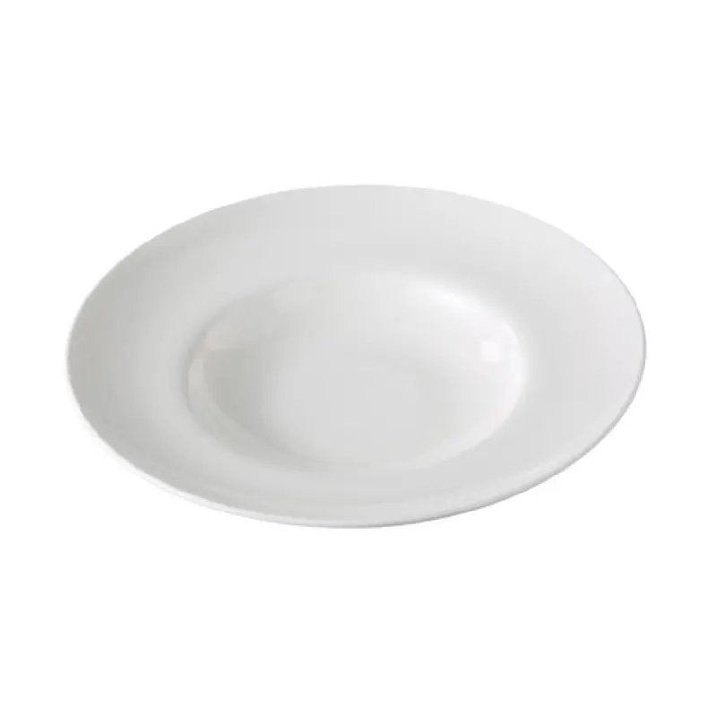 Yanco VS-812 12 Inch 20 Oz Round Pasta Bowl Magnesia White 12 Packs