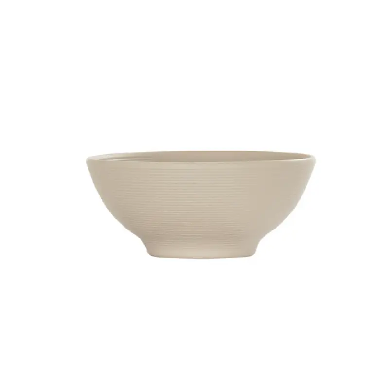 Cal-Mil 24111-7-125 30 Oz Melamine Bowl Taupe Round 7 Inch Diameter