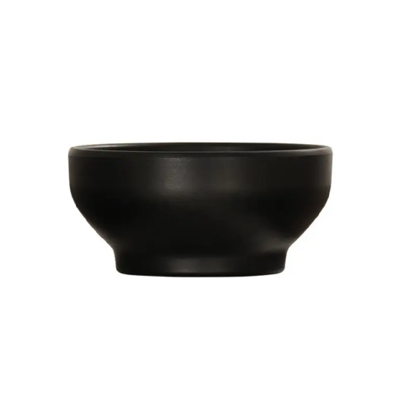 Cal-Mil 24113-5-13 16 Oz Black Round Soup Bowl with Impact-Resistant Plastic