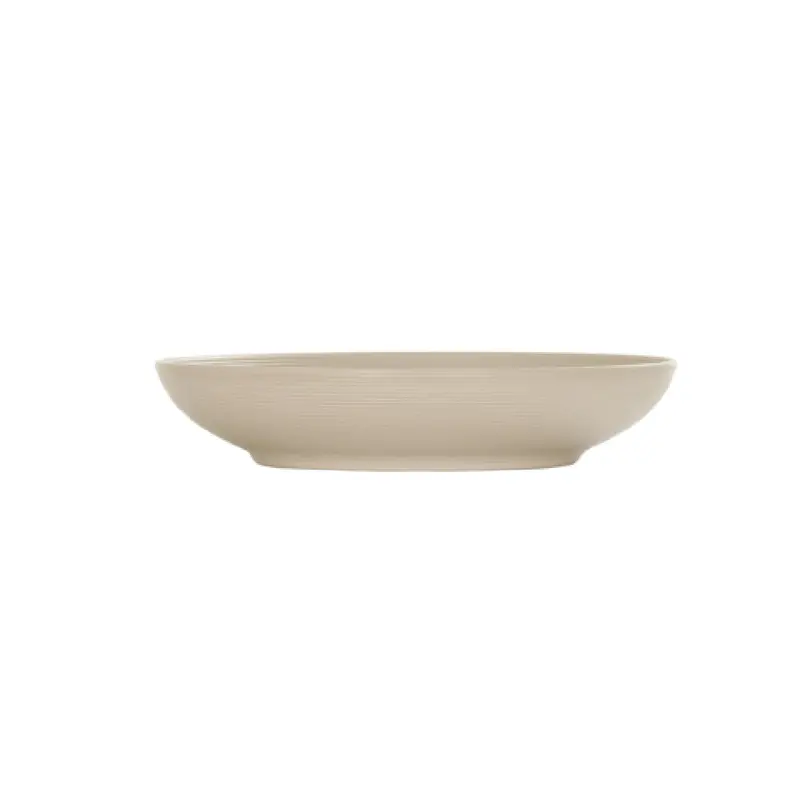 Cal-Mil 24125-14-125 14 Inch Diameter Coupe Bowl with Durable Melamine Taupe