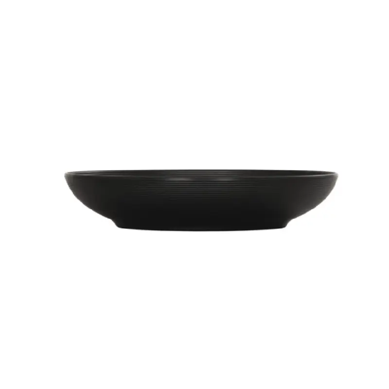 Cal-Mil 24125-14-13 14 Inch Coupe Melamine Black Round Bowl