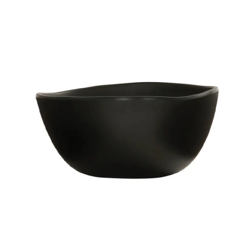 Cal-Mil 24401-30-13 30 Oz Bali Soup Bowl Melamine Round Black