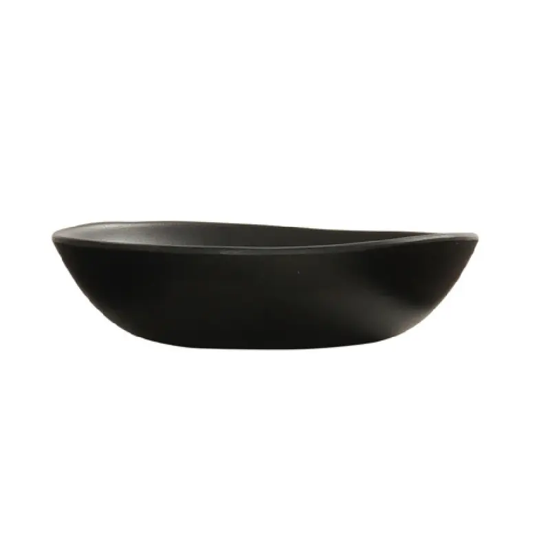 Cal-Mil 24402-16-13 16 Oz Black Bali Pasta Bowl Round Melamine Dishwasher Safe