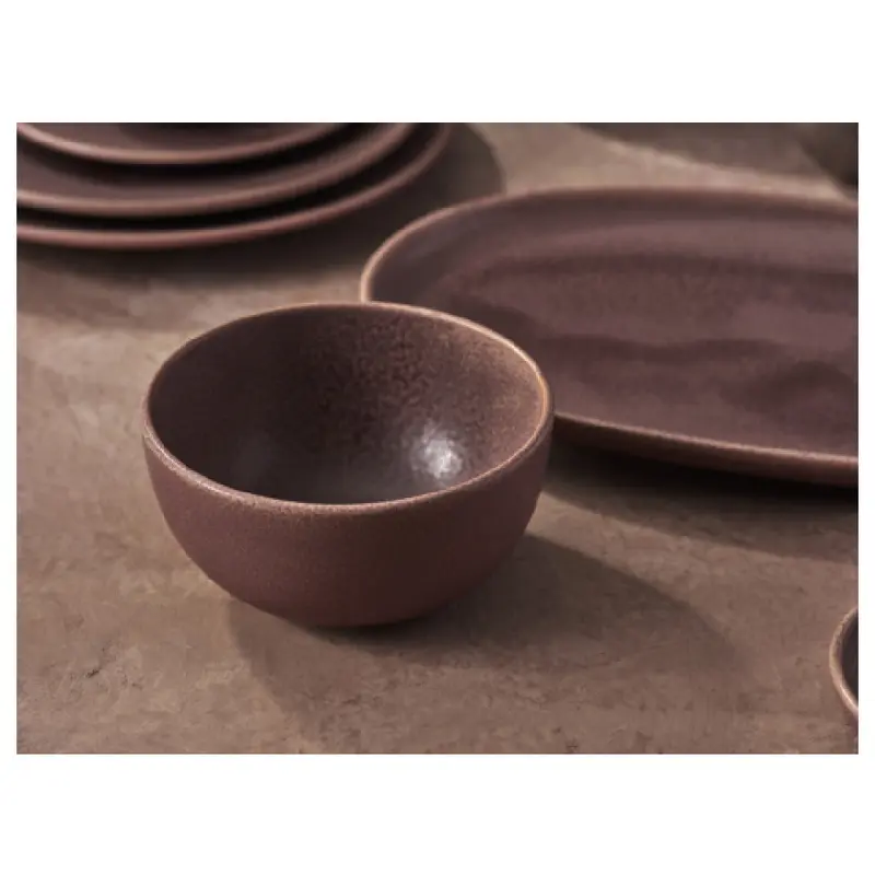 Steelite 6419MY031 14.0 Oz Bowl Plum Wabi Sabi Porcelain 4.75 Inch Diameter