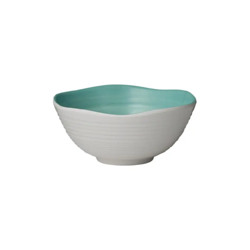 Steelite 7126TM069 5.0 Oz Turquoise Round Melamine Bowl 3.75 Inch