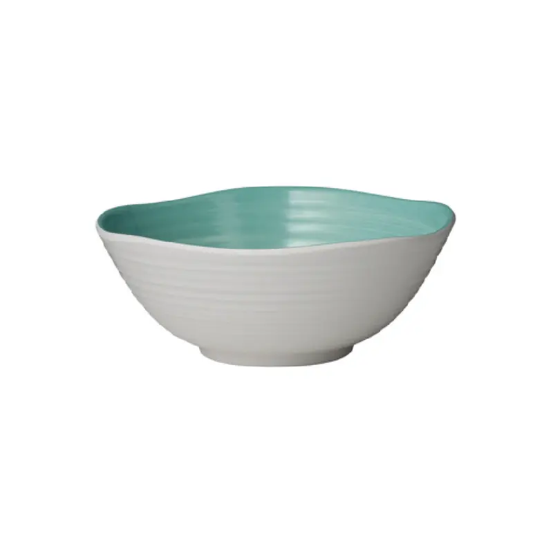Steelite 7126TM070 12.75 Oz Bowl Round with Turquoise Melamine Finish