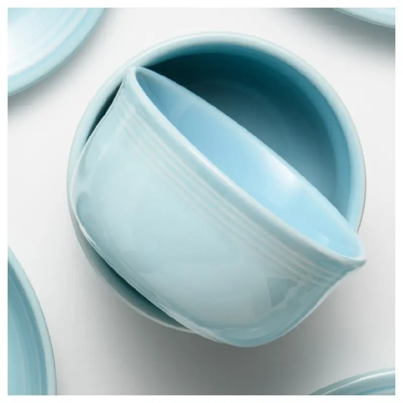 Steelite HL723349 28 Oz China Gusto Bowl Fiesta Sky Round 6 Inch Diameter