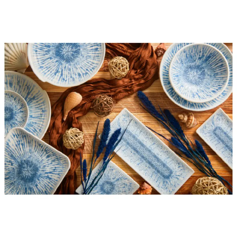 GET Enterprises B236089-CLB 36 Oz Round Melamine Bowl Blue 9 Inch Diameter