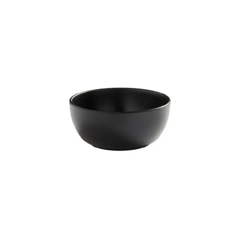 American Metalcraft AB16BK 16 oz Round Bowl with Melamine Black Finish