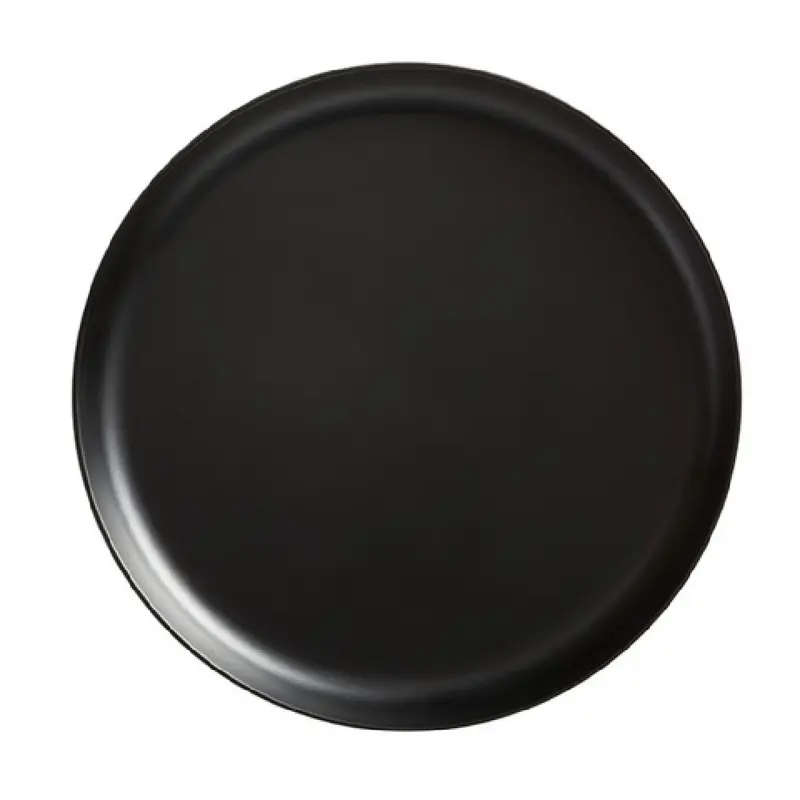 American Metalcraft ARP10BK 10 Inch Coupe Plate Black Melamine
