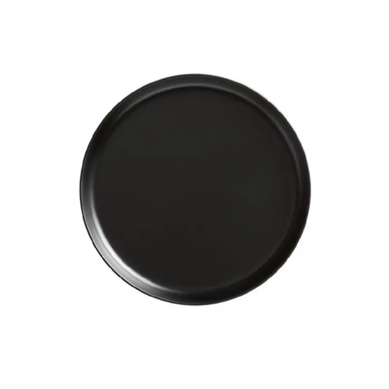 American Metalcraft ARP7BK 7-1/2 Inch Coupe Plate Black Melamine