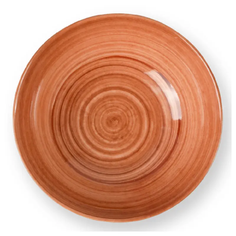 Bon Chef 54107-OR 15 Oz Melamine Coupe Bowl Bright Orange Dishwasher Safe