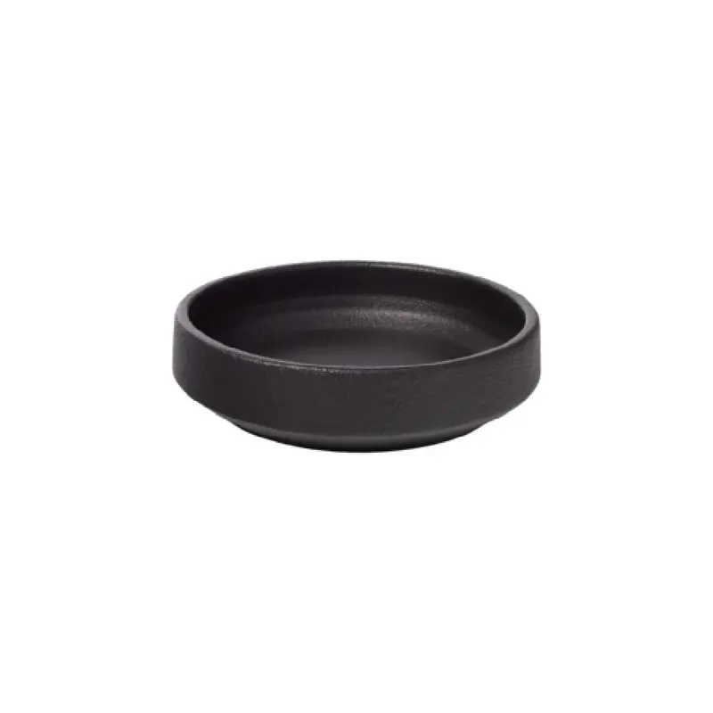 Vertex China OR-B40 6-1/2 Inch Bowl 6 Oz Scratch Resistant Porcelain Matte Black